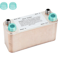 Wort Chiller, 40 Plate