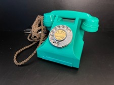 Vintage Jade Green Bakelite 332 Rotary Telephone JL.11577.A8 Made by ATM