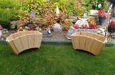 Rustic Wooden Garden Planter -