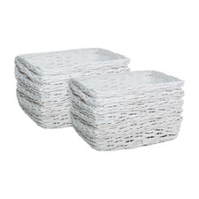 10PCS Wicker Hamper Basket