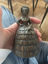 Antique Brass Crinoline Lady