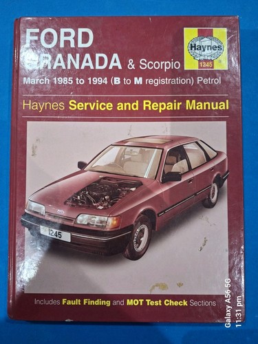 Ford granada mk3 haynes - mk3,