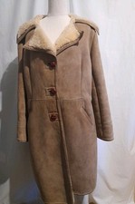 Womens Sheepskin Wool Coat