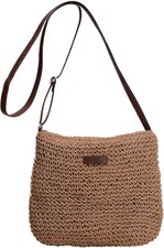 Women's Straw Crossbody Bag