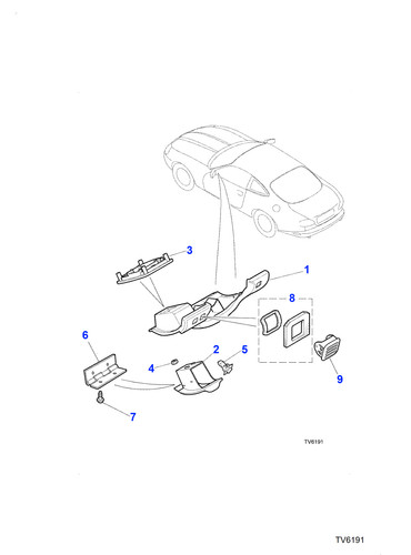 Jaguar spring clip - spring, 4.0