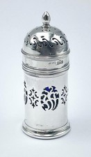 Silver pepper pot birmingham - pot,