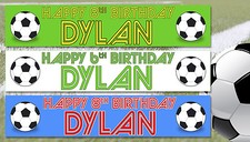 2 x FOOTBALL CLUB PERSONALISED
