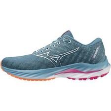 Mizuno Wave Inspire 19 Womens Running Shoes Blue Support Cushioned Run Trainers