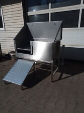 stainless steel dog grooming bath