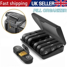 Storage 7 Day Weekly Container Organizer Pill Box Dispenser Medicine Tablet Case