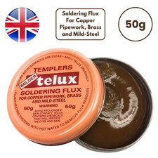 Templers Telux Soldering Flux 50g For Copper Pipework Brass and Mild Steel