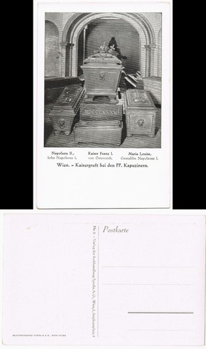 Postcard vienna tomb - postcard,