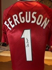Sir Alex Ferguson Hand Signed Man Utd 1999 Champions League Shirt - PROOF & COA