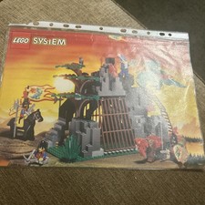 LEGO Vintage System Castle 6076 Dark Dragon Den Instructions Only 1990s