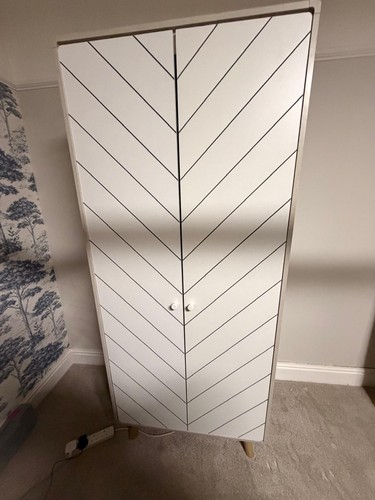 Double wardrobe white - double,