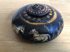 Asian Indian Round Wooden or