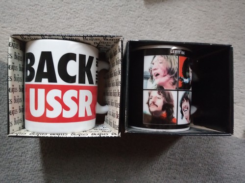 Beatles coffee mug job - coffee, let