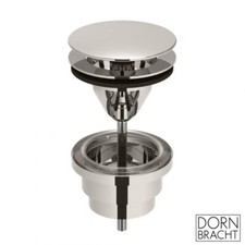 Dornbracht Basin Waste without Press-closing 1 ¼" - Brushed Platinum 10126970-06