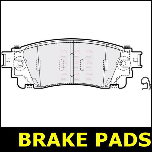 Brake pads rear for - pads,