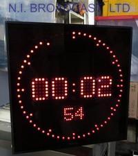 Wharton 30x30cm digital clock