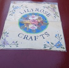 hand painted canvas tote bag