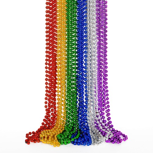 Eoboh mardi gras beads 12pcs - gras, beads,