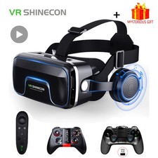 VR Shinecon 10.0 Helmet 3D Glasses Virtual Reality Casque for Smartphone Smart P