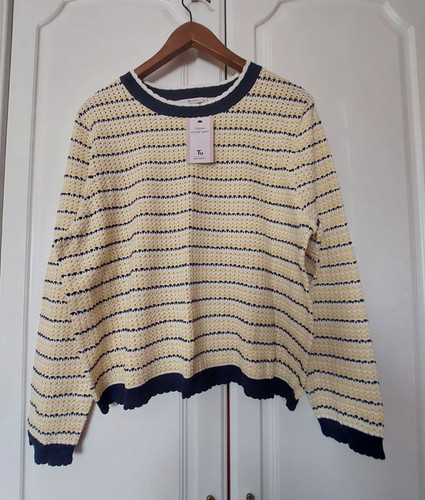 Woman yellow navy white - yellow,
