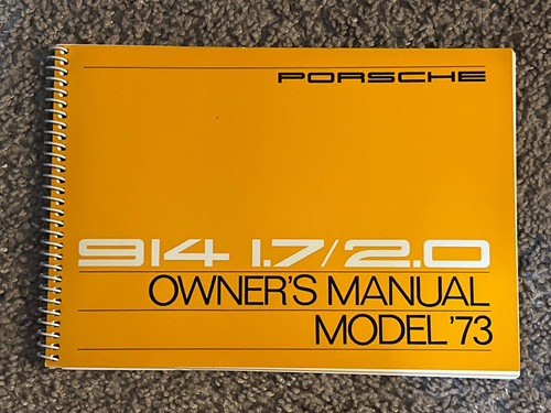 Nos 1973 porsche 914 - 1973, 1.7/2.0