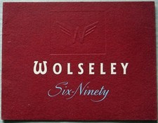 WOLSELEY Six-Ninety Car Sales Brochure Feb 1958 #H.5797