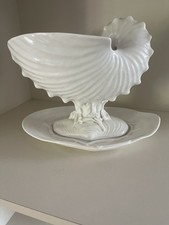 Wedgwood Nautilus Collection White Porcelain Shell Bowl Trinket Dish