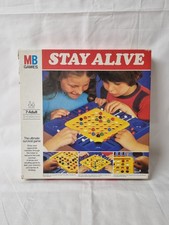 MB Games Stay Alive Board Game 99% Complete 1972
