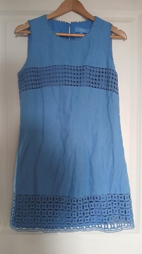 Next ladies plain blue - blue, linen