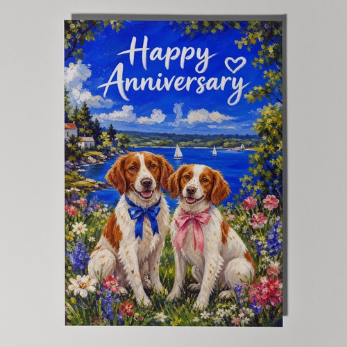 Brittany spaniel personalised - spaniel,