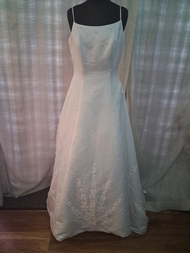 Wedding dress size white - wedding,