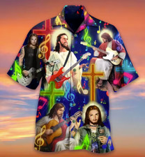 Mens Button Down Shirts Jesus