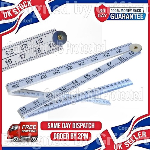 Folding metric imperial ruler - metric,
