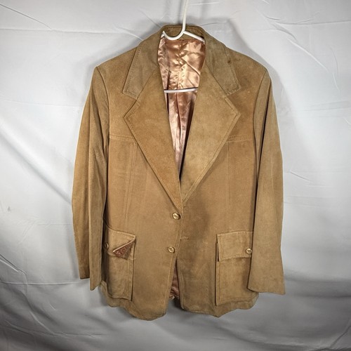 Vtg cresco men suede - cresco,