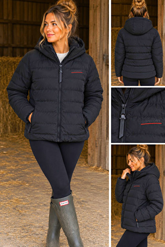 Superdry women black hooded - superdry,