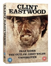 Pale Rider/The Outlaw Josey Wales/Unforgiven DVD Clint Eastwood cert 18 3 discs