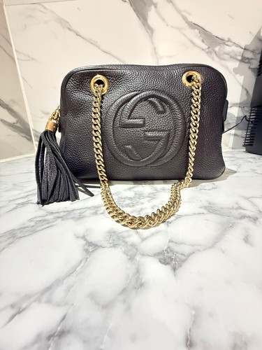 Authentic gucci soho - gucci, black