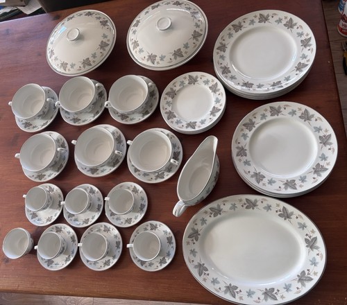 Piece vintage crockery set - crockery,
