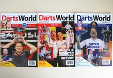 3x Darts World Magazine 2011 January 2011 February 2011 March 2011 Like New cond