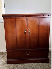 Retro 1970's Mahogany TV/DVD