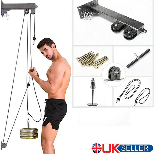 Lat pull down cable - down, pulley
