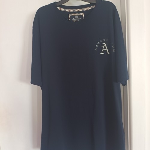 Aquascutum men shirt navy - aquascutum, t-shirt