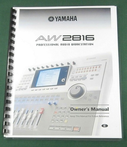 Yamaha aw2816 owner manual - yamaha,