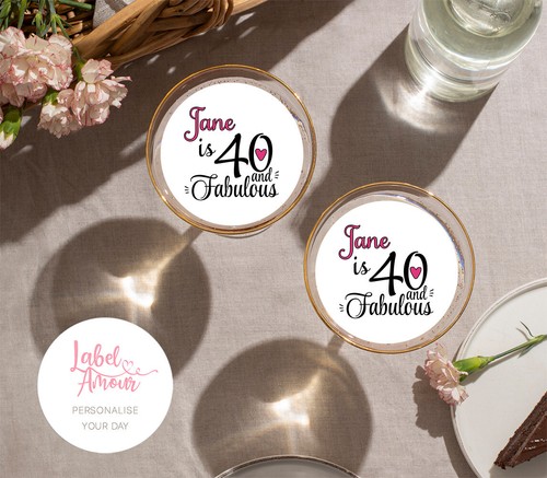 Personalised drinks topper - personalised,