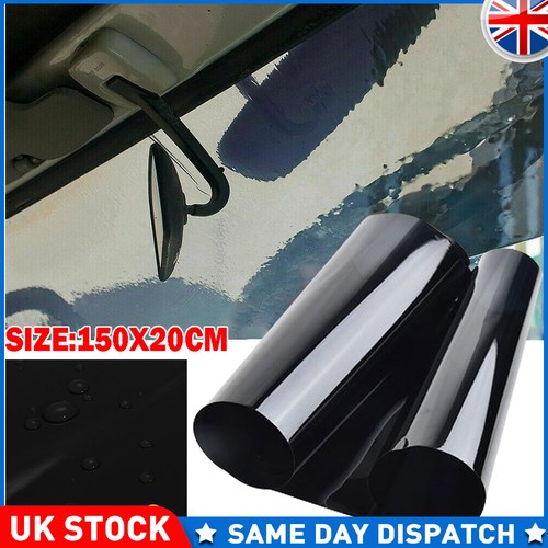 Black car sun visor strip - sun, tint