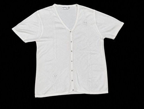 Bonmarche white knit - knit, v-neck